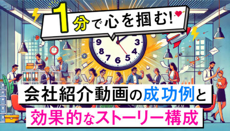 1分で心を掴む！会社紹介動画の成功例と効果的なストーリー構成